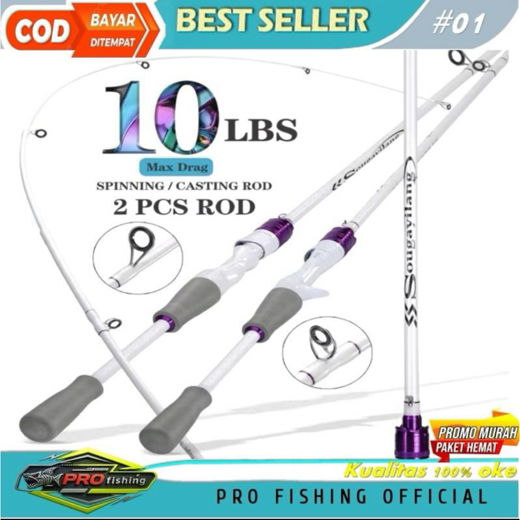 PRO FISHING JORAN CARBON HOLLOW PANJANG 180CM
