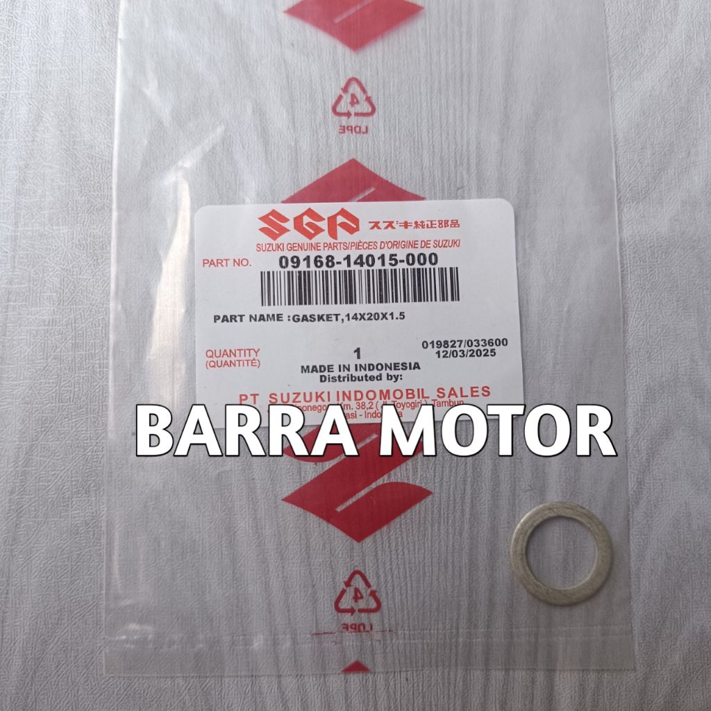 Ring Baut Oil Cooler Suzuki Satria Fu 150 Original SGP