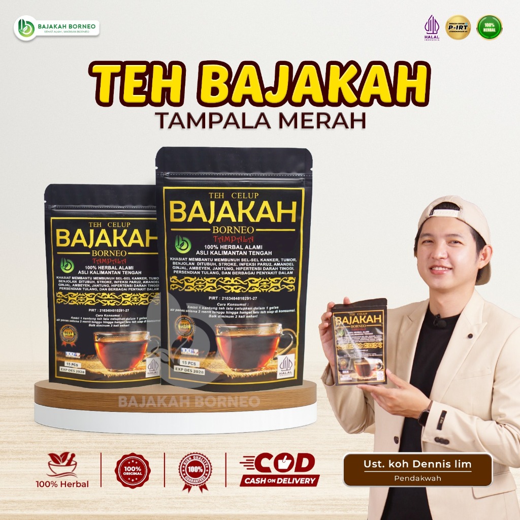 Teh Bajakah Asli Kalimantan Borneo - Bantu Atasi Benjolan Asam Lambung Hipertensi - Herbal Tradision