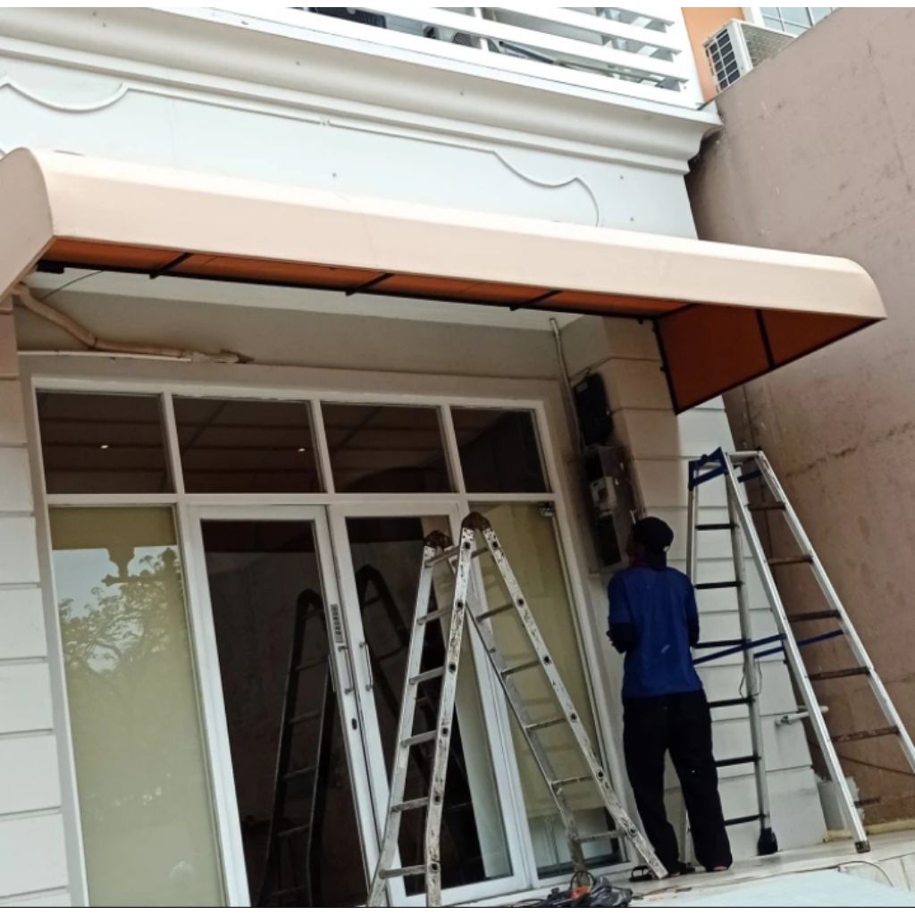 kanopi kain model lengkung bergaransi