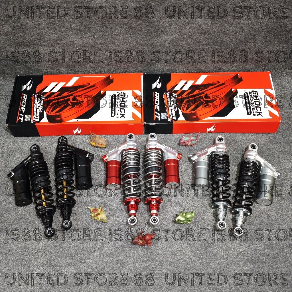 SHOCK BREAKER GP 277 RIDE IT PREMIUM DOUBLE KLIK CLICK 280MM 320MM 340MM JUPITER RXKING TIGER VERZA 