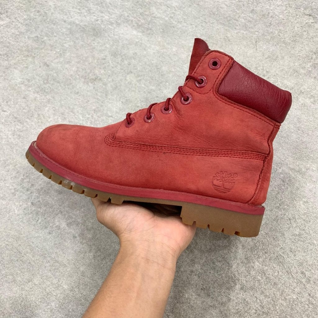 Timberland Boots Red Burgundy Original