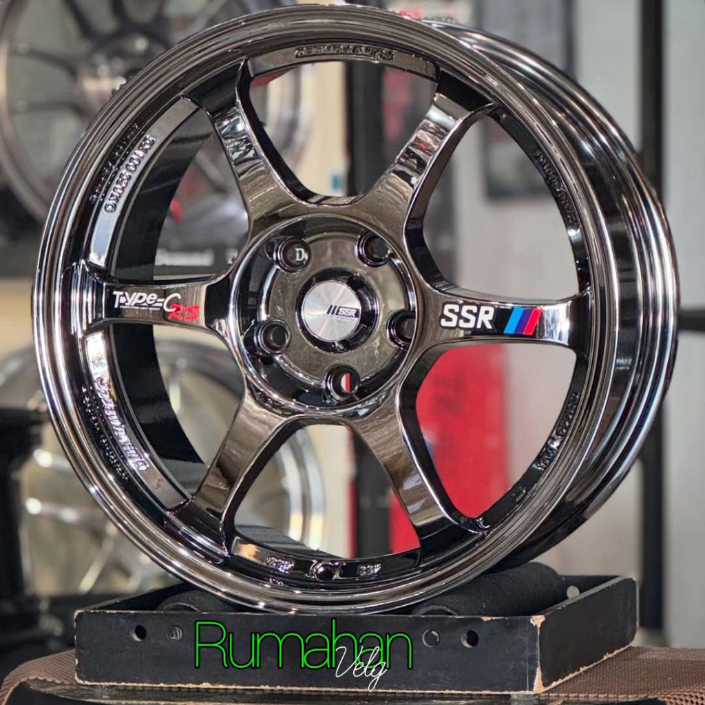 velg racing ssr type c ring 17 lebar 8 et 40 velg mobil ring 17 untuk mobil creta reborn zenix Ventu