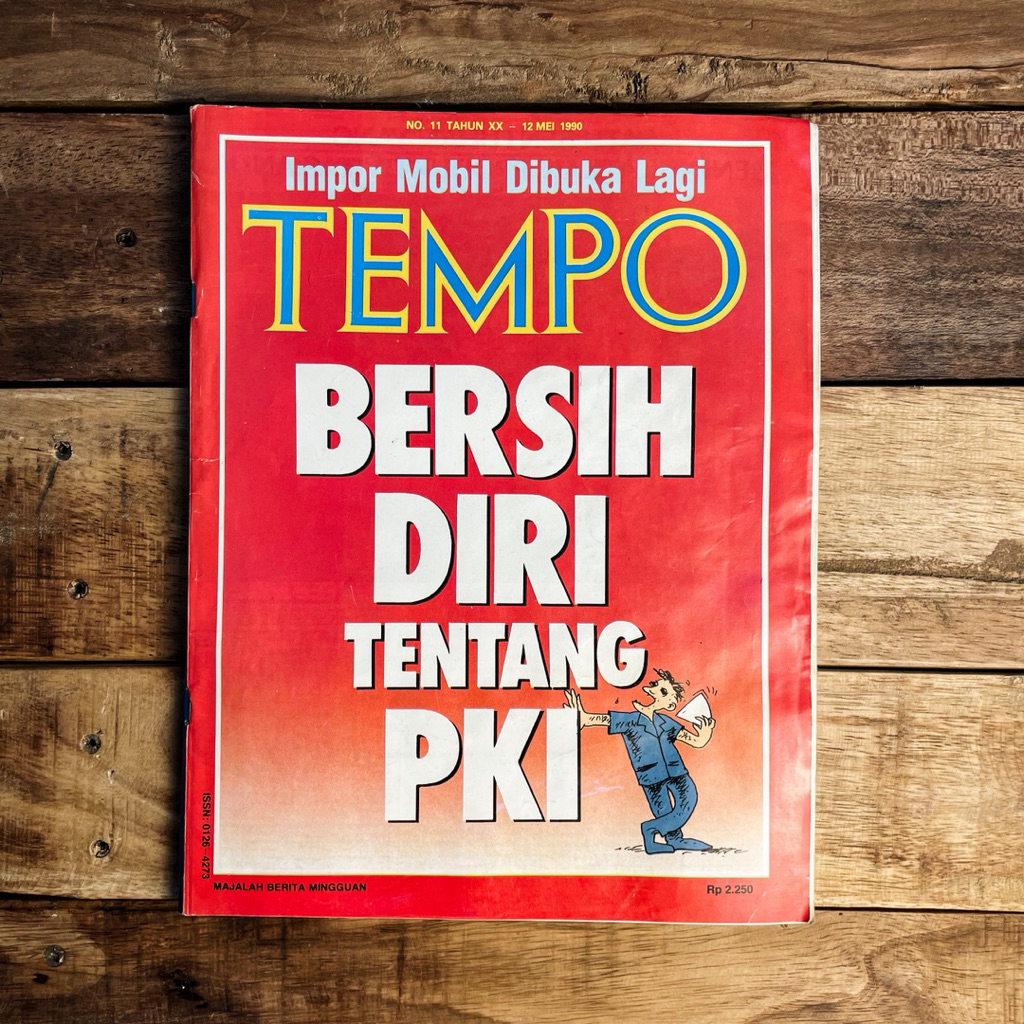 Majalah Berita Mingguan Tempo Edisi No. 11 Tahun XX 12 Mei 1990 Bersih Diri Tentang PK1 | Impor Mobi