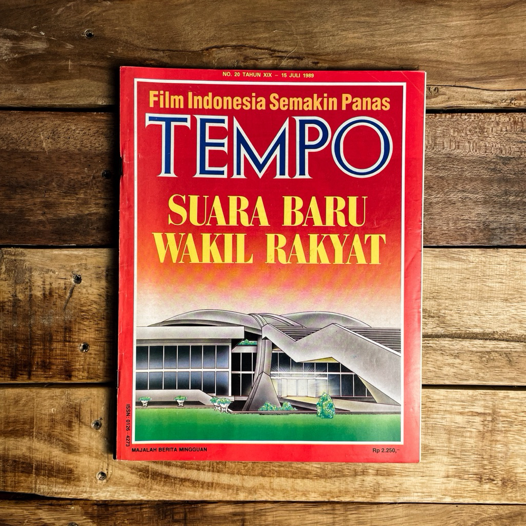 Majalah Berita Mingguan Tempo Edisi No. 20 Tahun XIX 15 Juli 1989 Suara Baru Wakil Rakyat | Film Ind