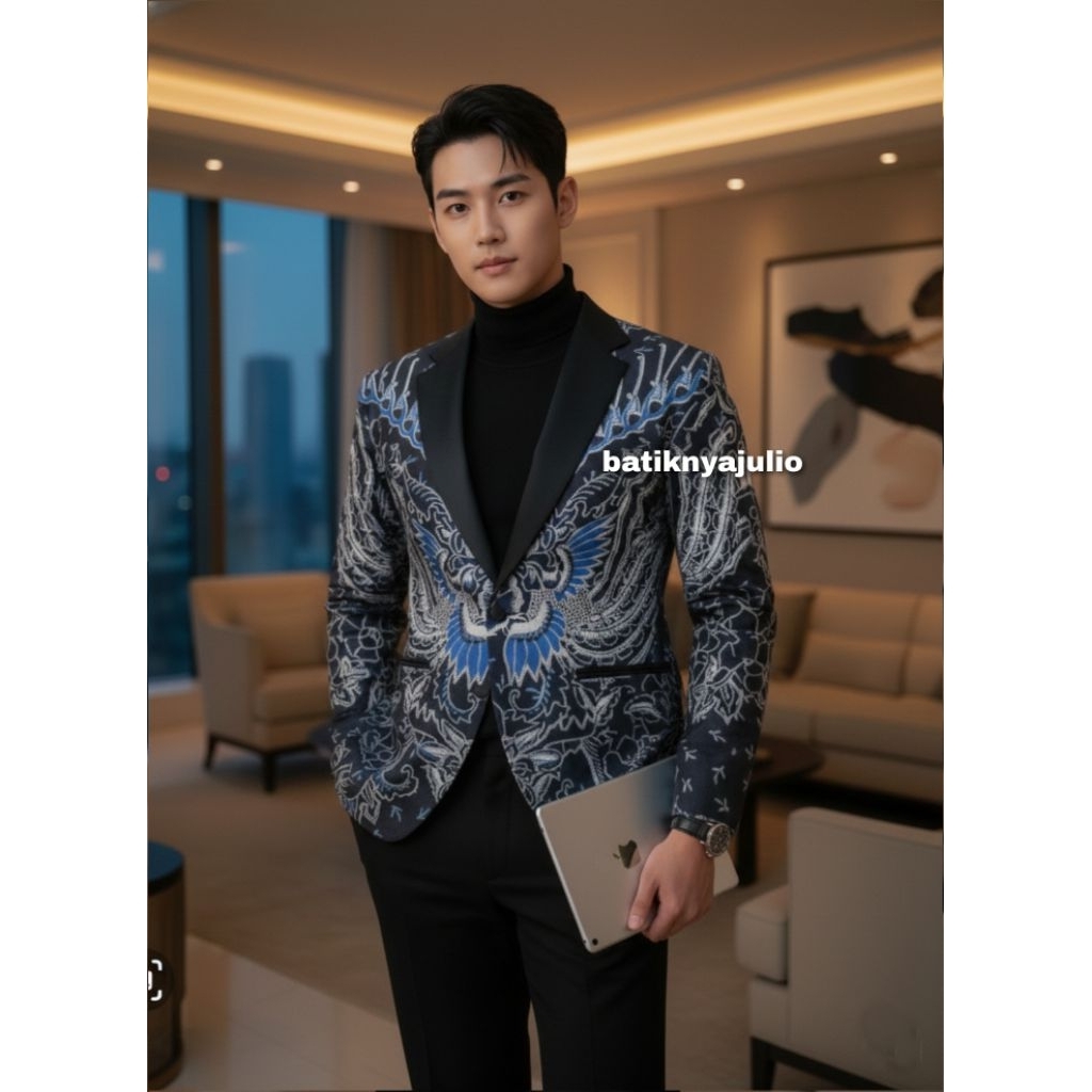 jas batik pria blazer batik pria exclusive premium elegan limited stok batiknyajulio 5