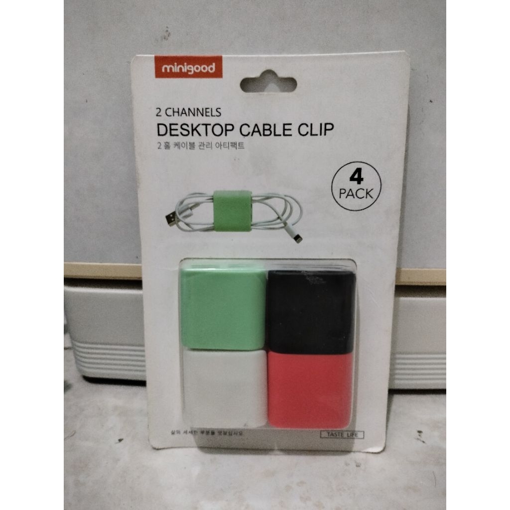 Desktop Cable Clip merk Minigood (Barang Baru)