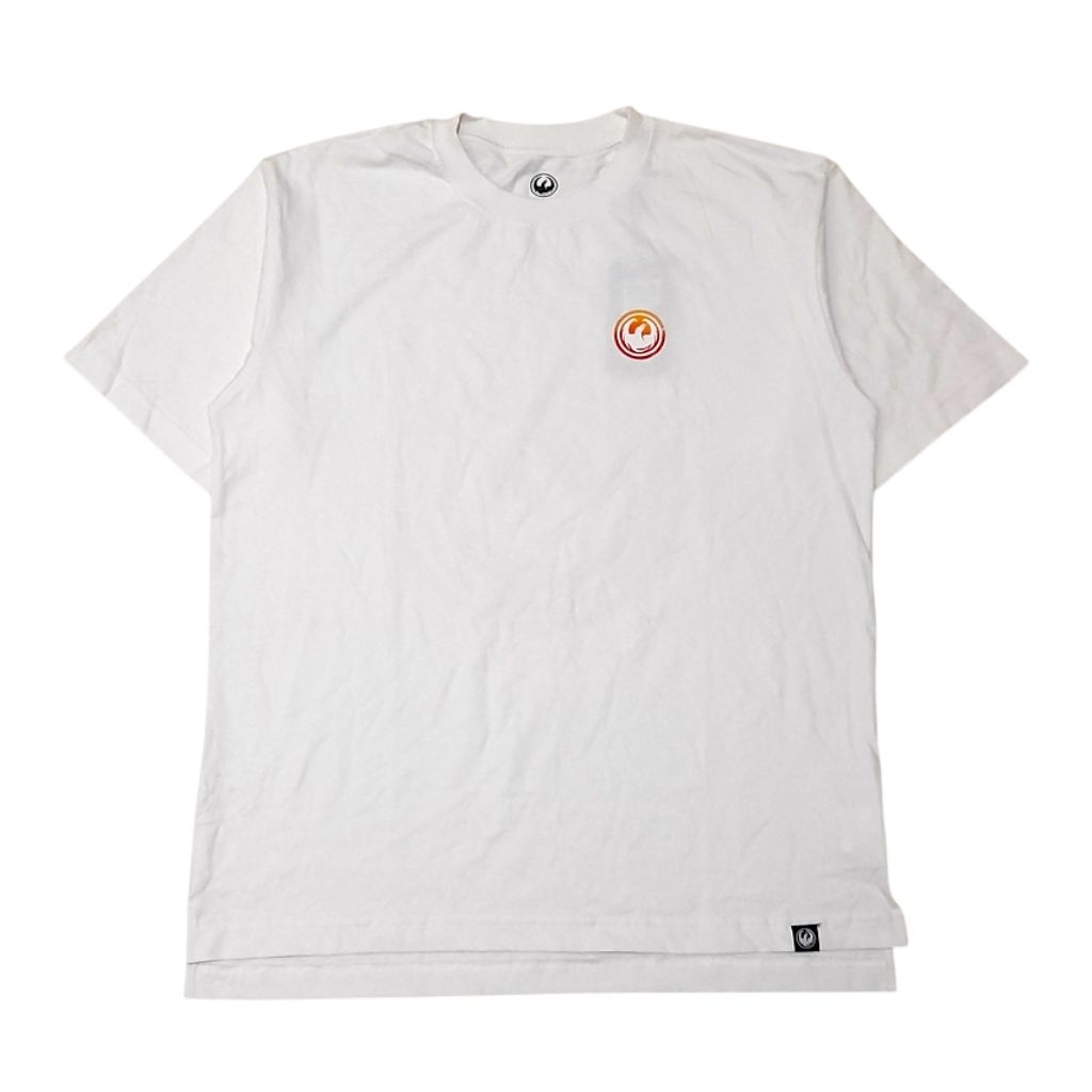 Kaos Lengan Pendek Dragon Alliance Original DMSTS Snow 221 White