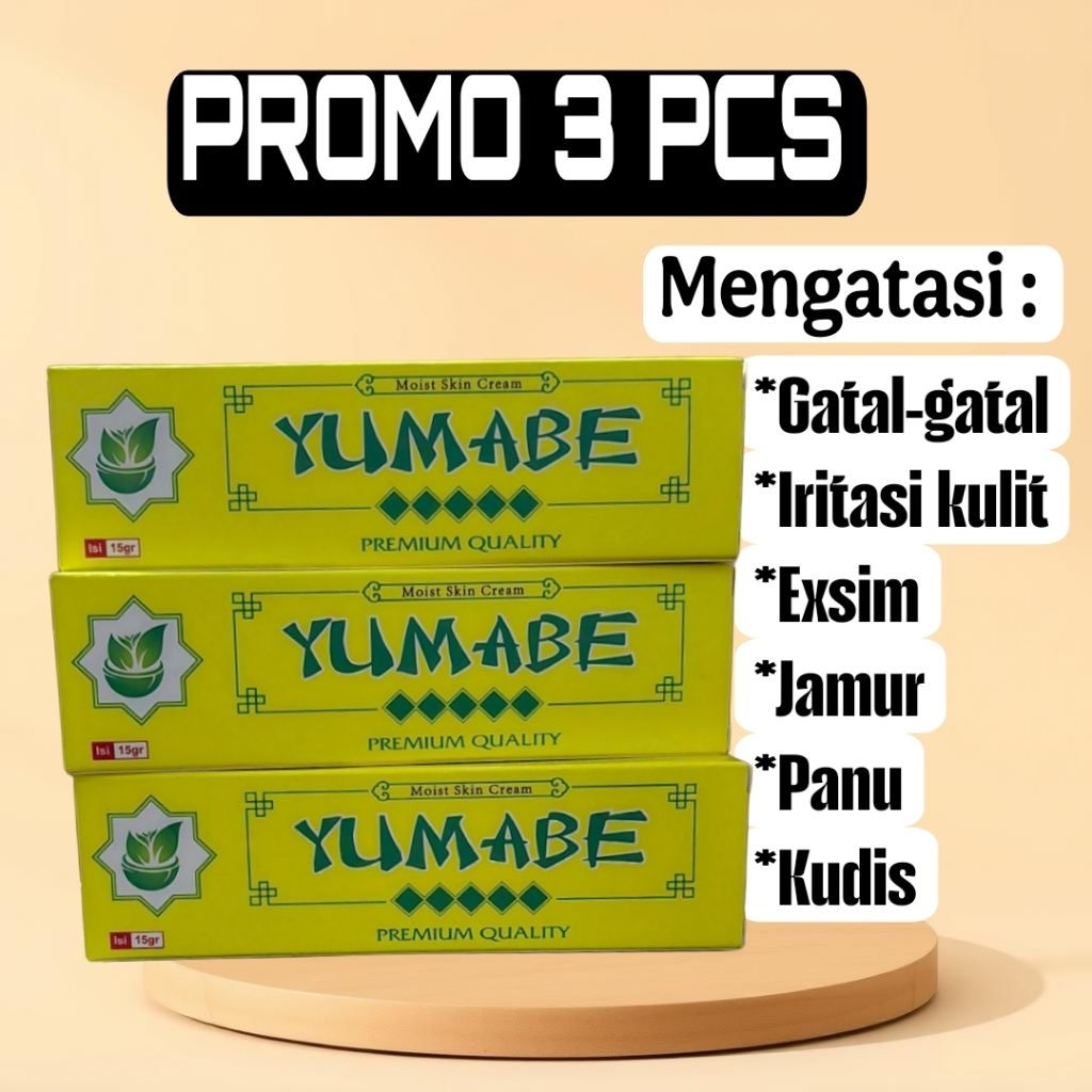 PROMO Salep YUMABE mengatasi iritasi gatal gatal kudis jamur panu