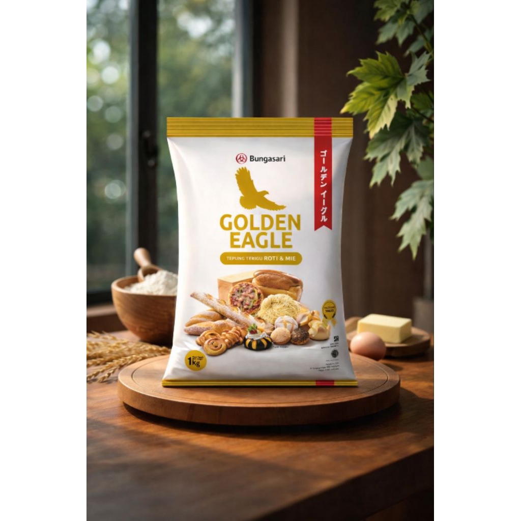 Tepung Terigu Golden Eagle Protein Tinggi