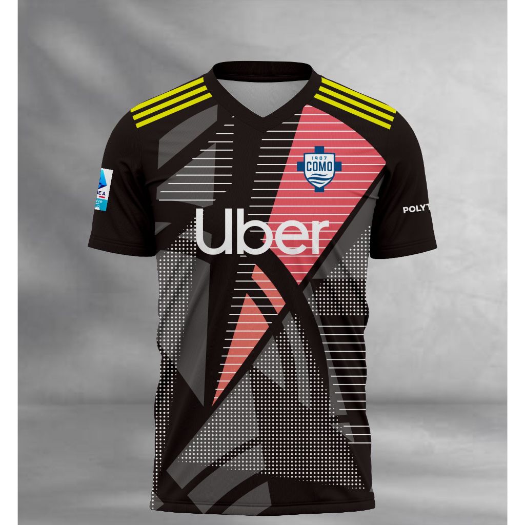 Jersey Como GK Goalkeeper Black 2024 2025