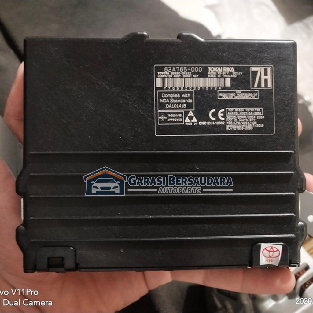 Smart Key Fortuner Vrz 89990-OK222 Original