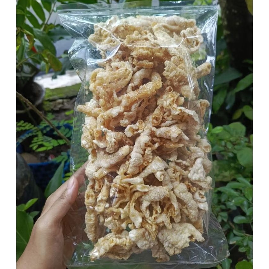 500 gram Keripik Ceker Ayam Tanpa Tulang Tanpa Tepung