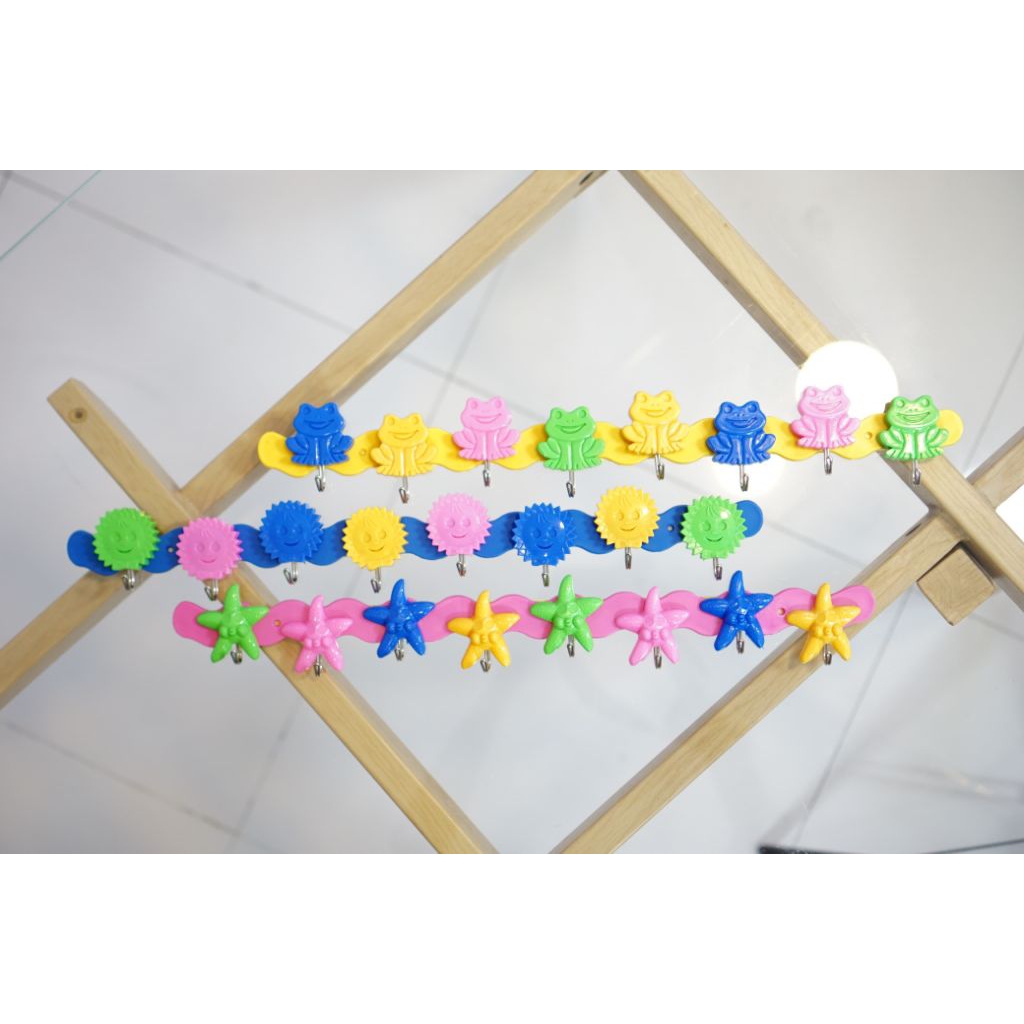 [X10-50] KAPSTOK MATAHARI 8H 808-3/Gantungan Baju Tempel Dinding Motif Matahari