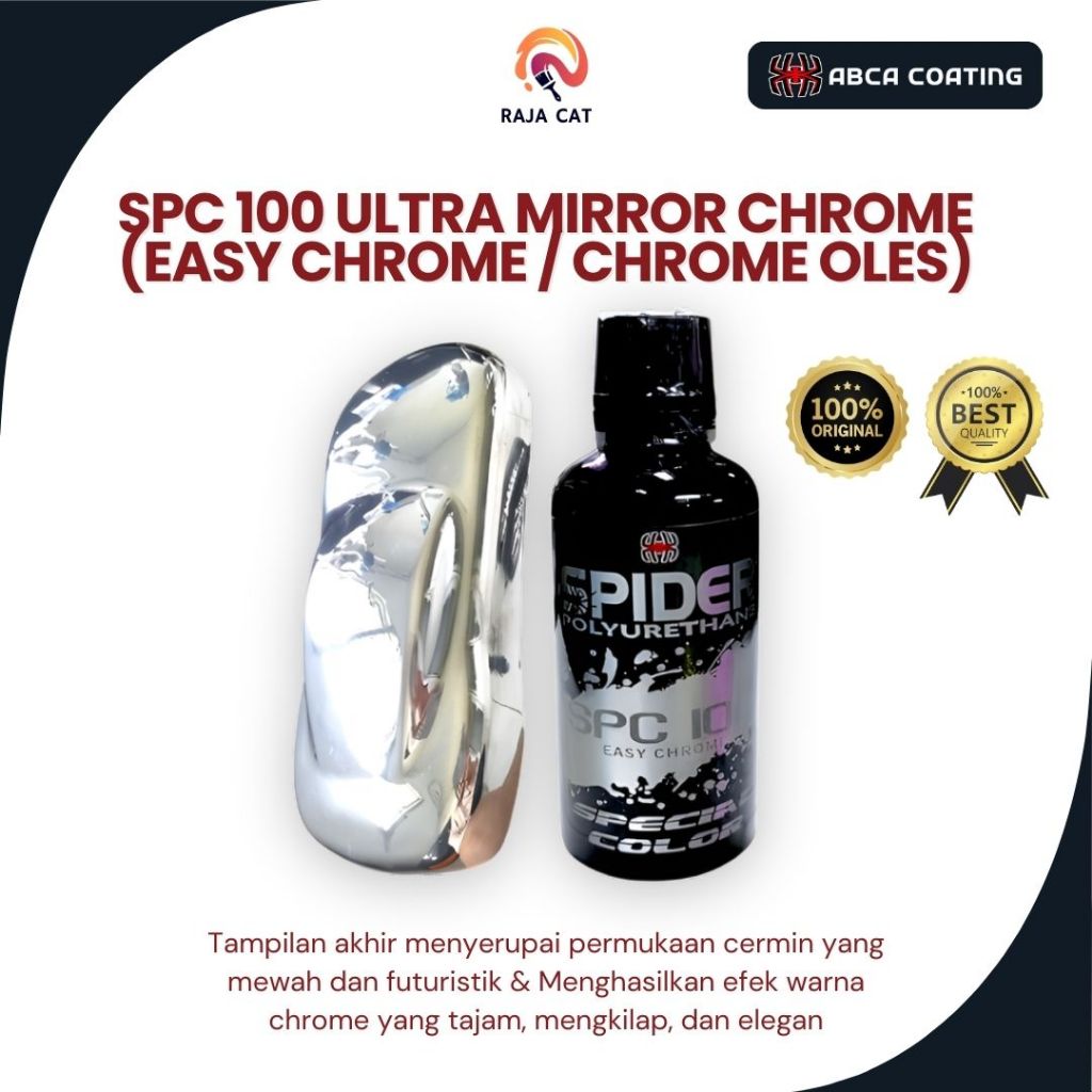 Cat Spider Chrome SPC 100 ULTRA MIRROR CHROME (EASY CHROME / CHROME OLES)