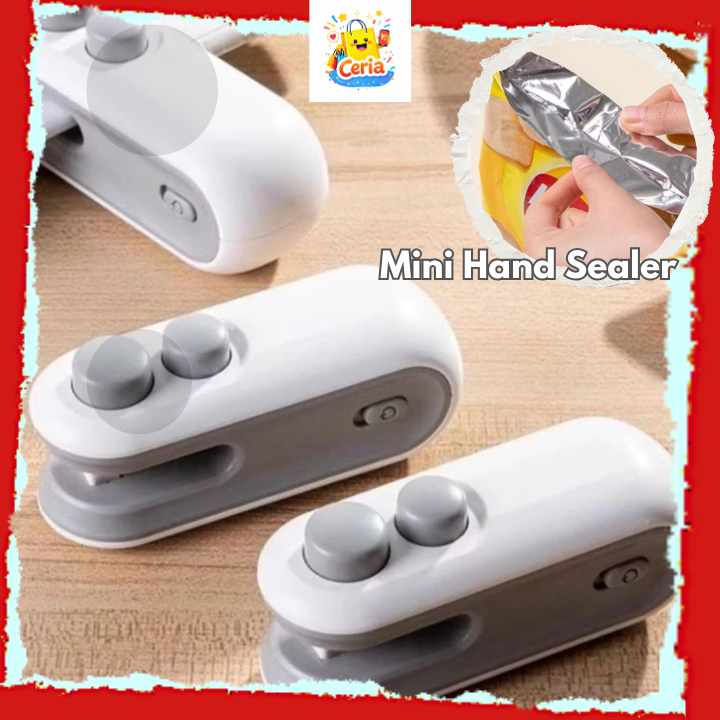 Portable Sealing Mini Charging Sealer Plastik Sealer Alat Press Plastik Mini