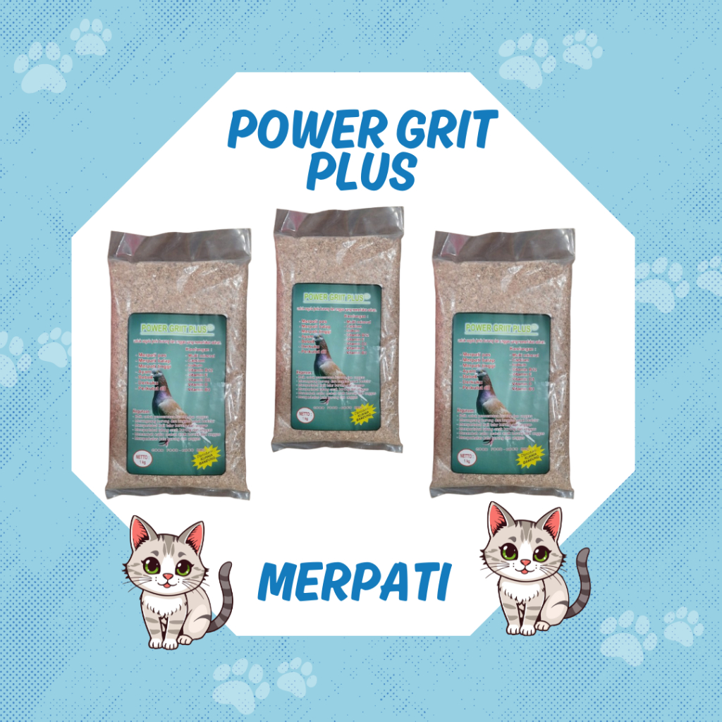 Power Grit Plus Merpati Asinan Untuk Burung Merpati