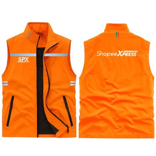 Diskon  Rompi Hiking Kurir Shopee Express SPX Keren Terbaru Bisa Custom