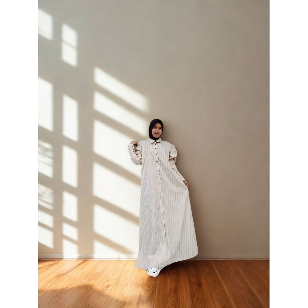 Elnaka|| gamis salur Naura gamis viral kekinian gamis remaja