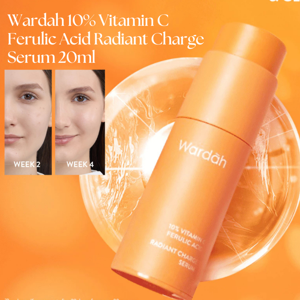 Wardah Serum Vitamin C 20ml Penghilang Flek Dan Bintik Hitam Di Wajah Glowing BPOM