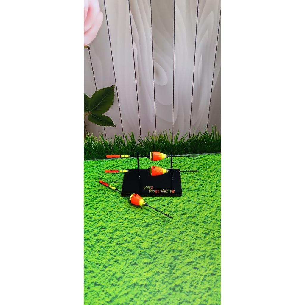 Pelampung Pancing kayu balsa 12cm