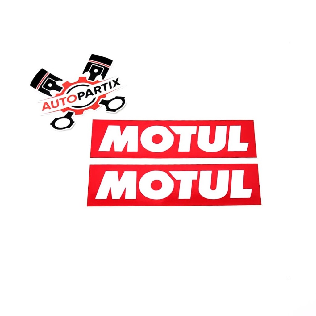 STIKER MOTUL STICKER OLI MOTUL Stiker Motor Mobil Glossy