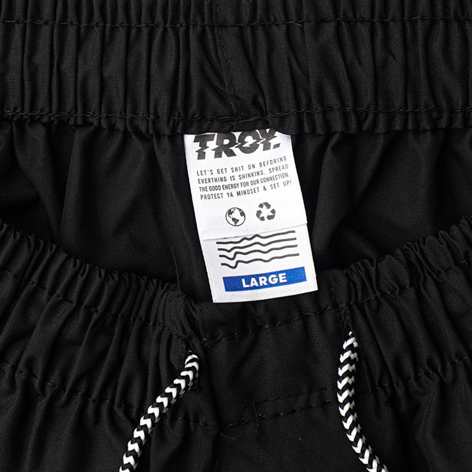 Troy Company Boardshort Black Athens - Celana Pendek Pria Hitam BTL 3554