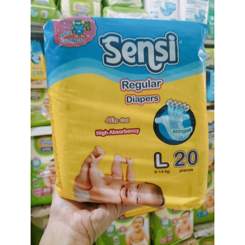 popok bayi perekat Sensi L20