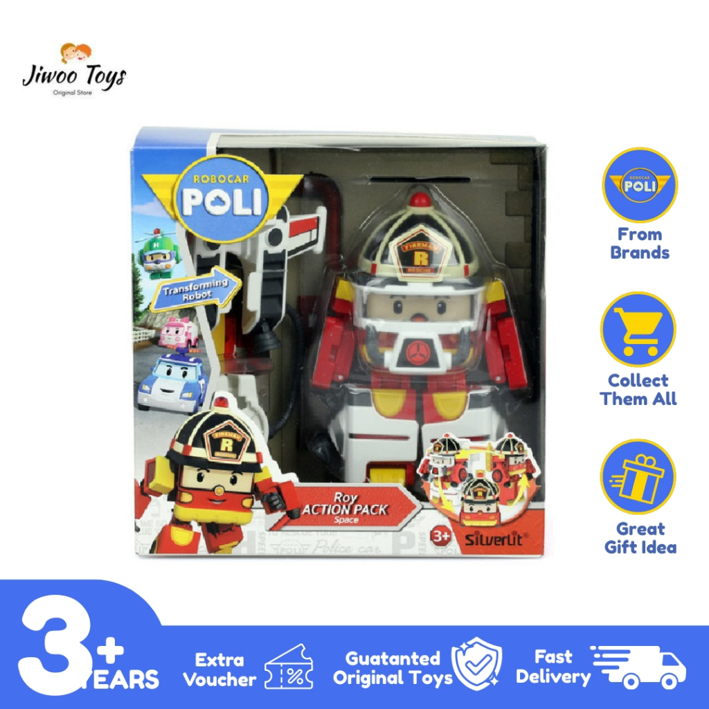 Robocar Poli Roy Transforming Action Pack Space RP-83313