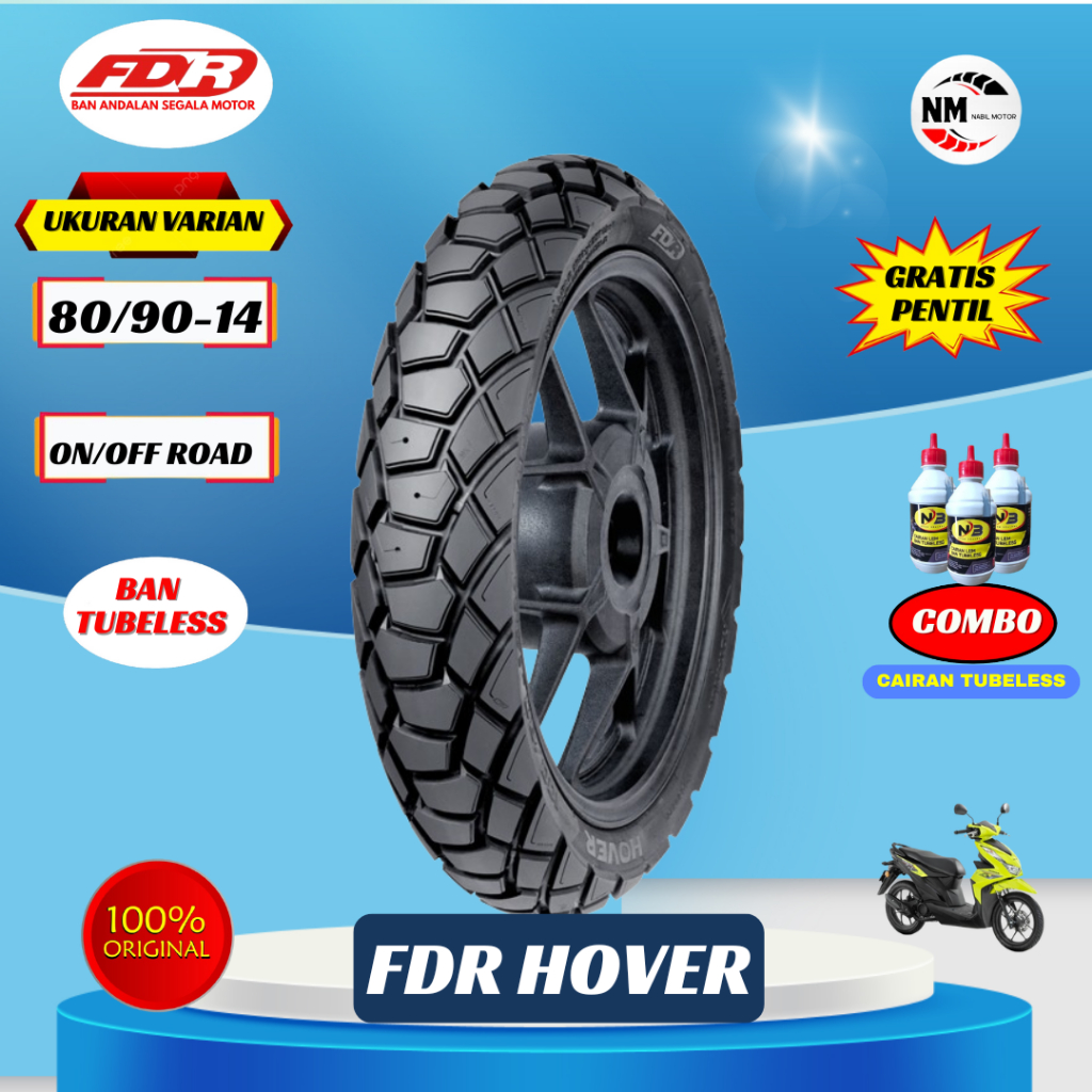 ban tubles fdr hover 80/90 Ring14 semi trail free pentil for all matic