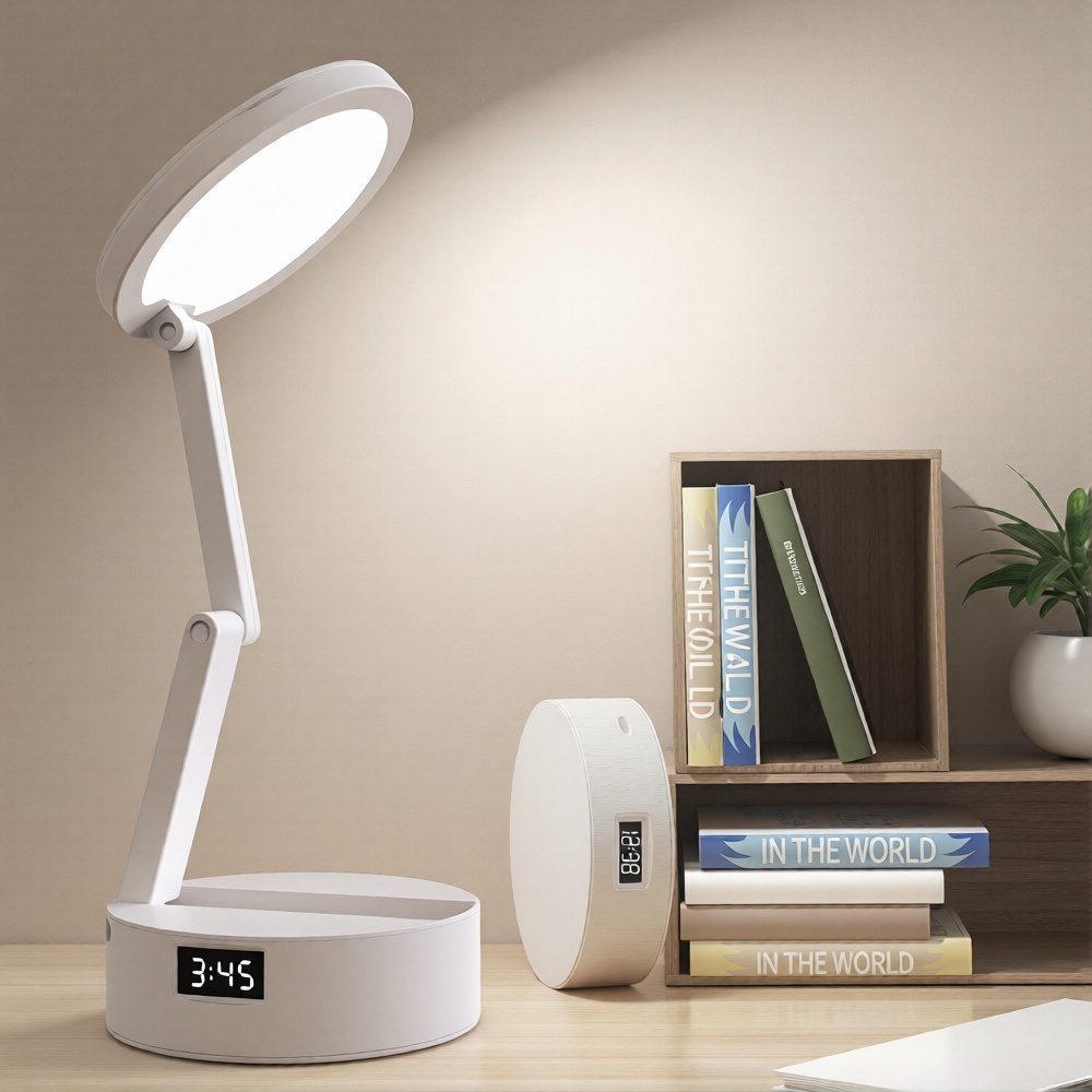 MIMOON Lampu Belajar Portable Charger Led Lampu Belajar Anak Lampu Belajar Aesthetic 3 Warna & USB C