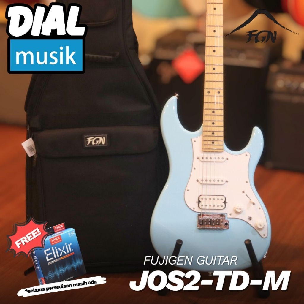 Fujigen JOS2-TD-M J Standard Odyssey Series Mint Blue  - Gitar Elektrik Fujigen M-MBU / JOS 2 TD M /