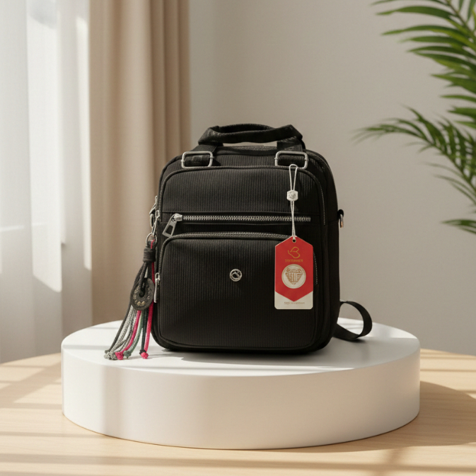 [PHOEBE] SIGHMON - Tas 3in1 Selempang, Ransel, Jinjing FREE GANTUNGAN