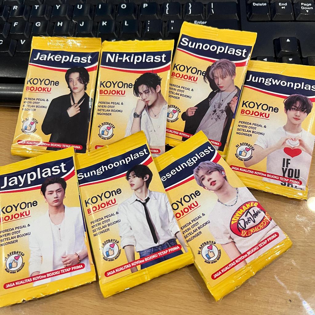 JOMPO STARTER KIT ENHYPEN Koyo Plester Vitamin C Sticker + KOYOne Bojoku ENHYPENplast VitaENHYPEN Fa