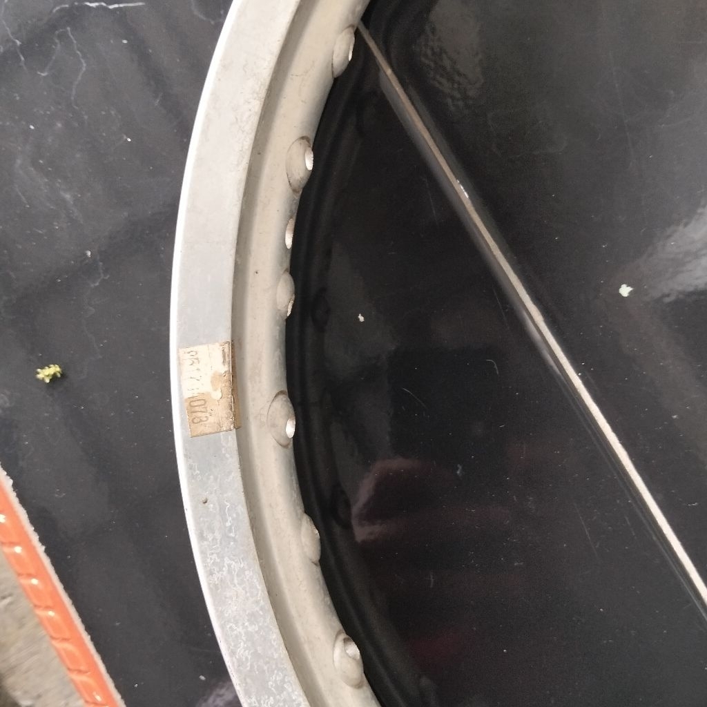 Velg rossi italy versi lama stok lama/NOS ukuran 17/160