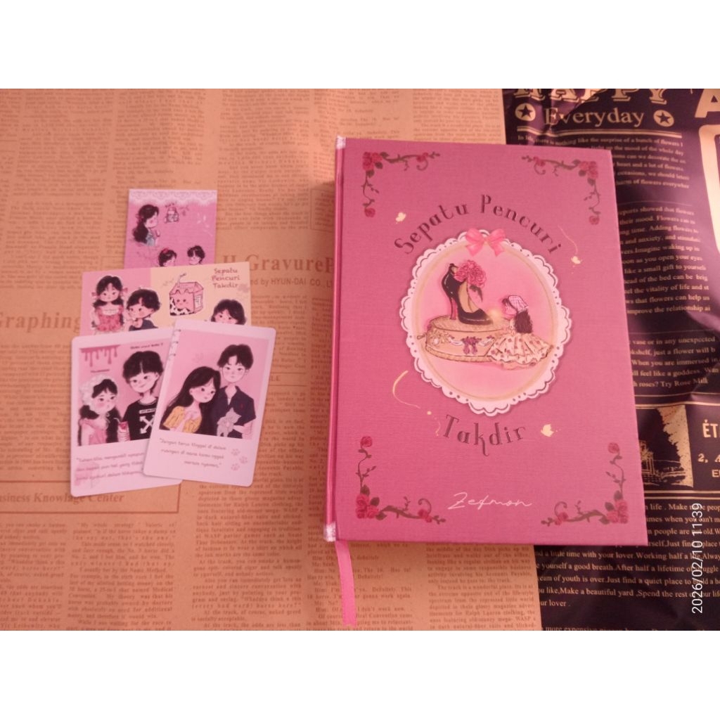 Novel sepatu pencuri takdir hardcover, preloved