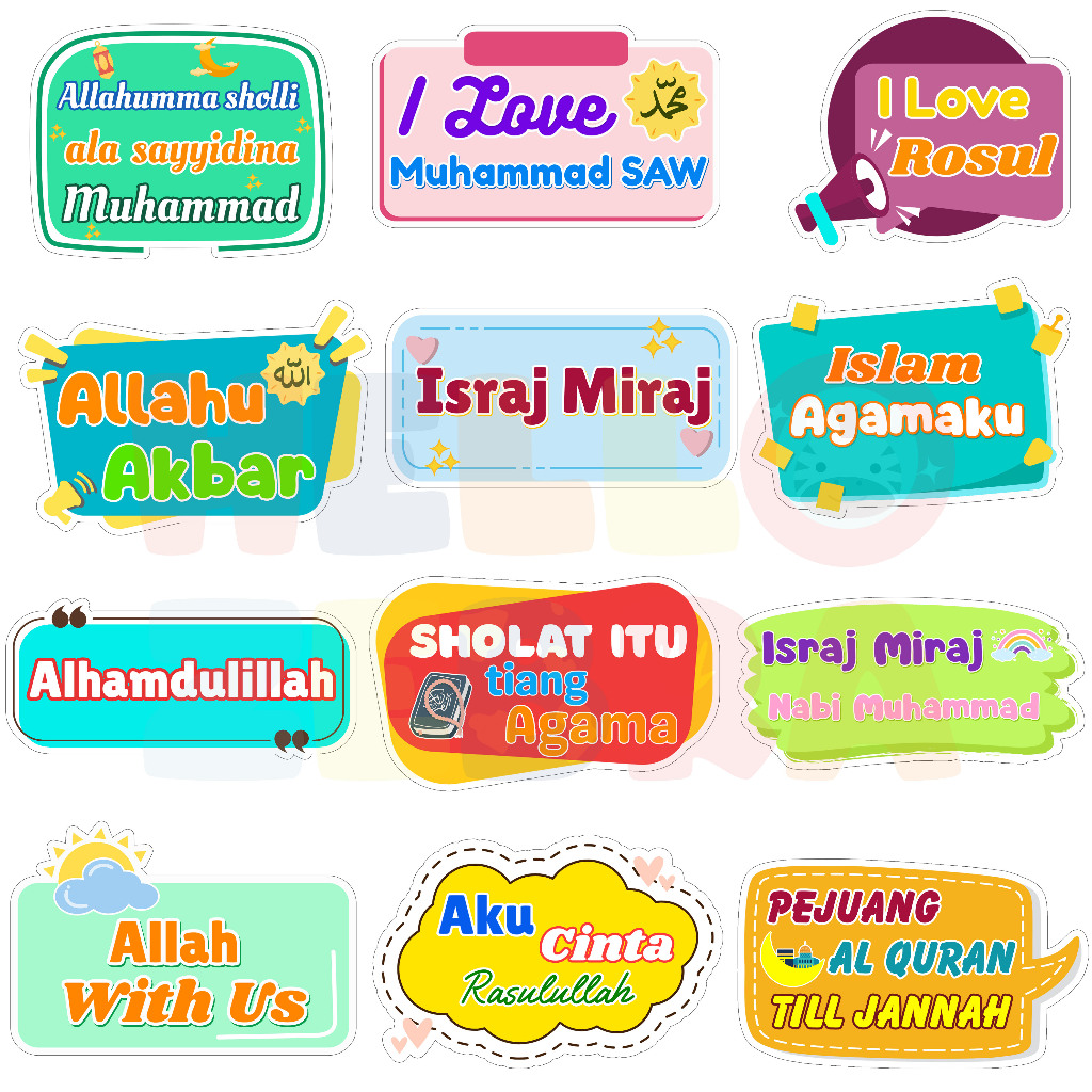 Properti Photobooth ISRA MIRAJ | Props Photobooth ISRA MIRAJ | Prop Photobooth ISRA MIRAJ | Properti