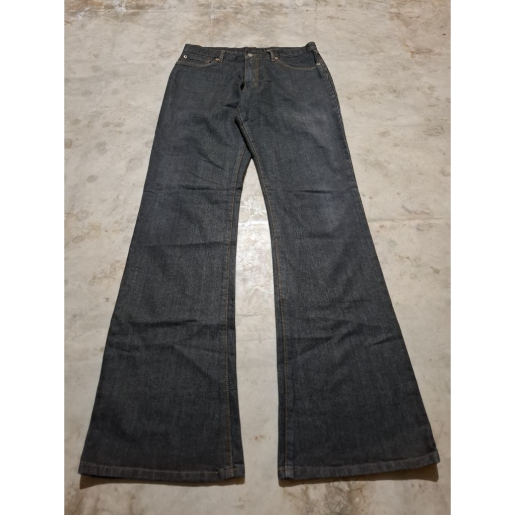 COMME ÇA ISM Japan Indigo Flare Denim Jeans size 32-33 lgb if six was nine hysteric glamour style