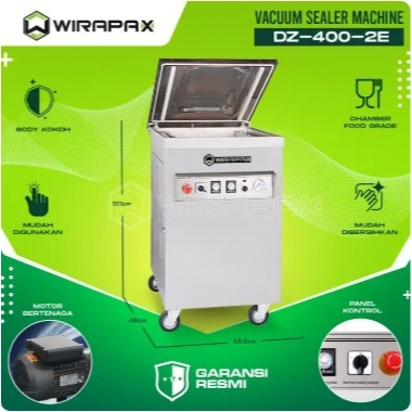 Vacuum Sealer WIRAPAX DZ-400X DZ-400/2E Mesin Hampa Udara Mesin Vakum Makanan