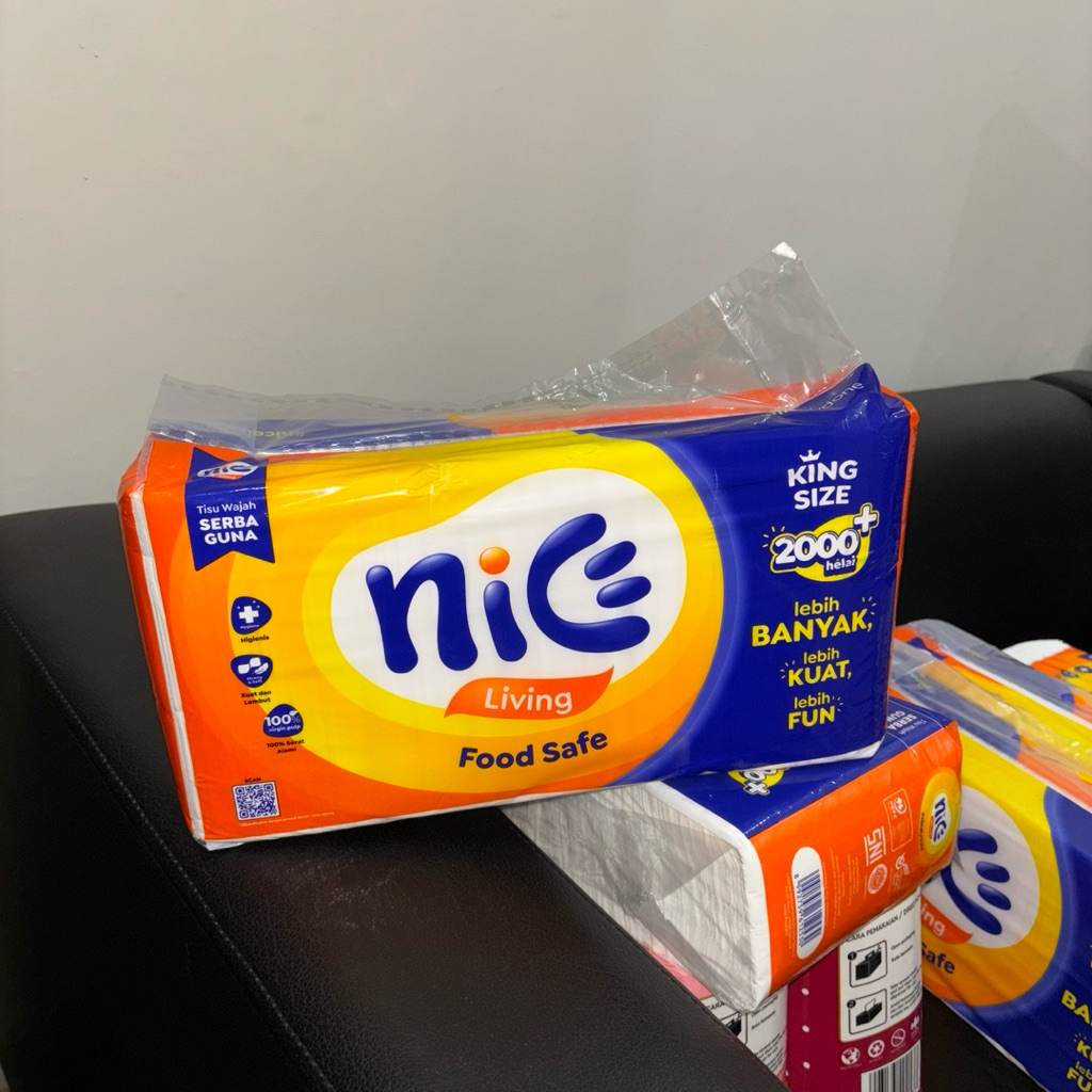 (PACKING DUS) Tisu Wajah/Facial Tissue Nice 1 kg (2000 helai)