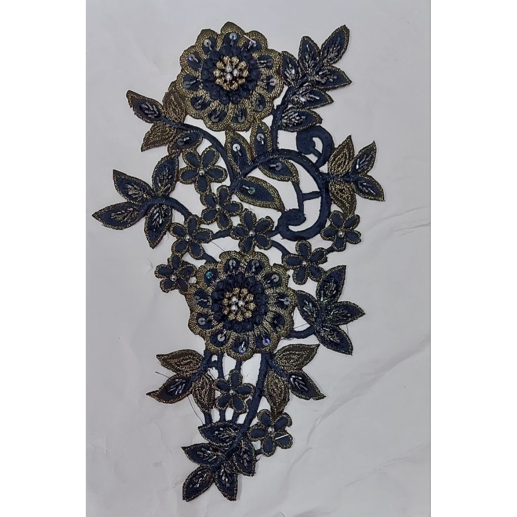 Renda Dada bordir mote payet