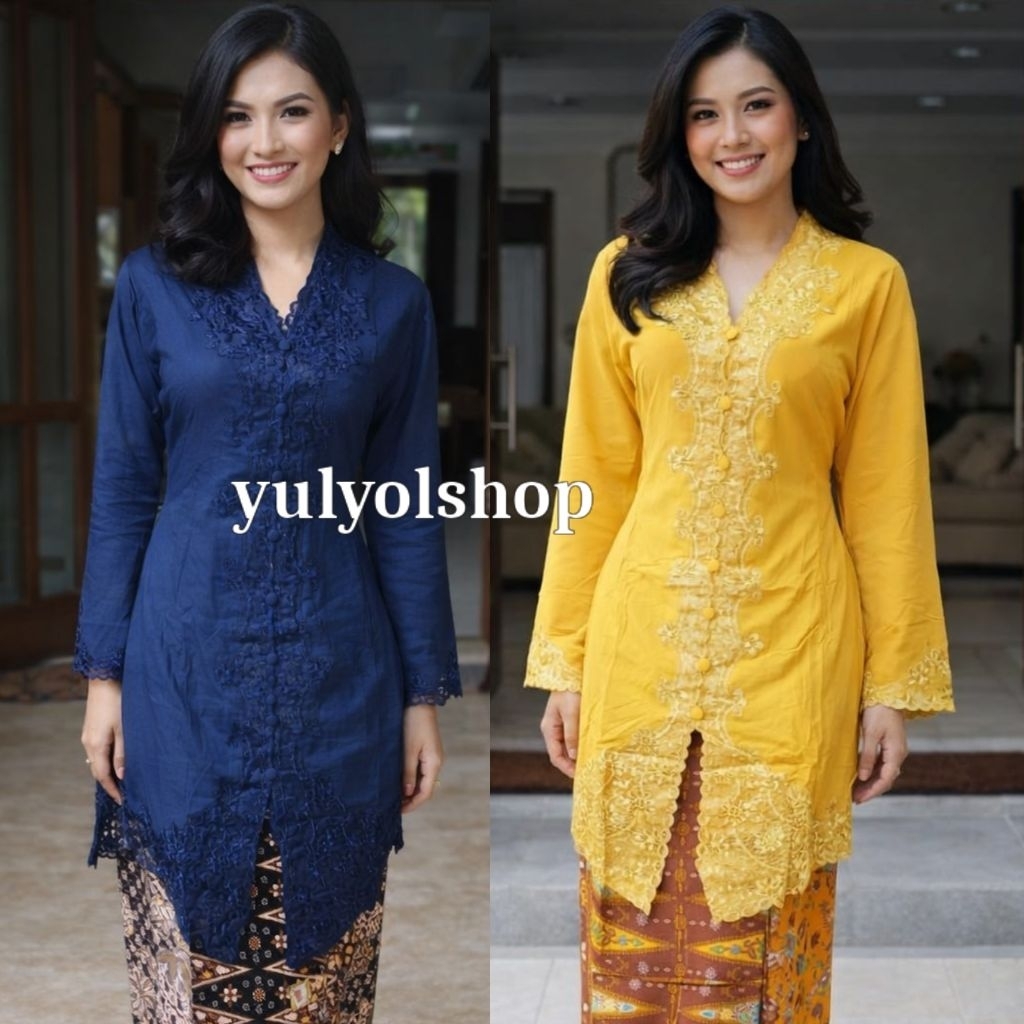 Kebaya Encim Bordir Senada Tunik Bisa Jumbo