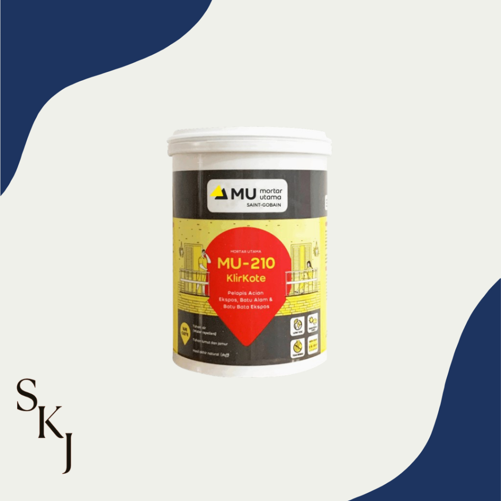 Mortar MU 210 Klirkote Pelapis Acian Expose 1 Liter