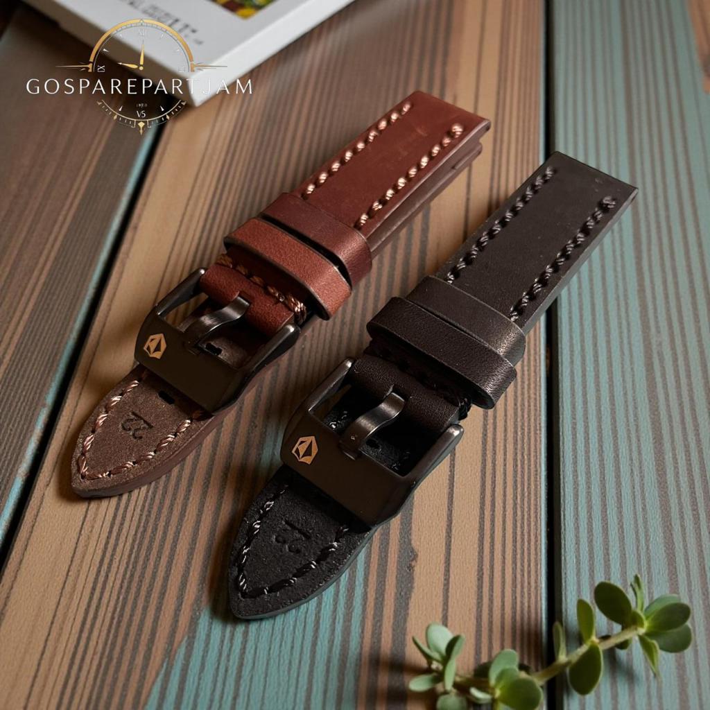 Strap Tali Jam Tangan Expedition Bahan Kulit Asli Kalep Jam Tangan Kulit 22mm 24mm