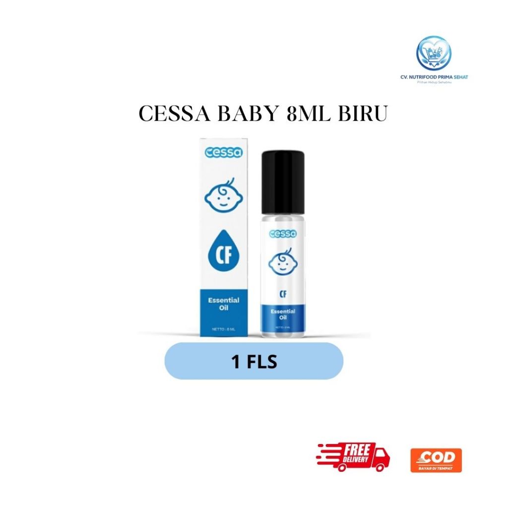 Cessa Baby Oil Original 8 ML | Minyak Telon Bayi Perawatan Kulit Lembut