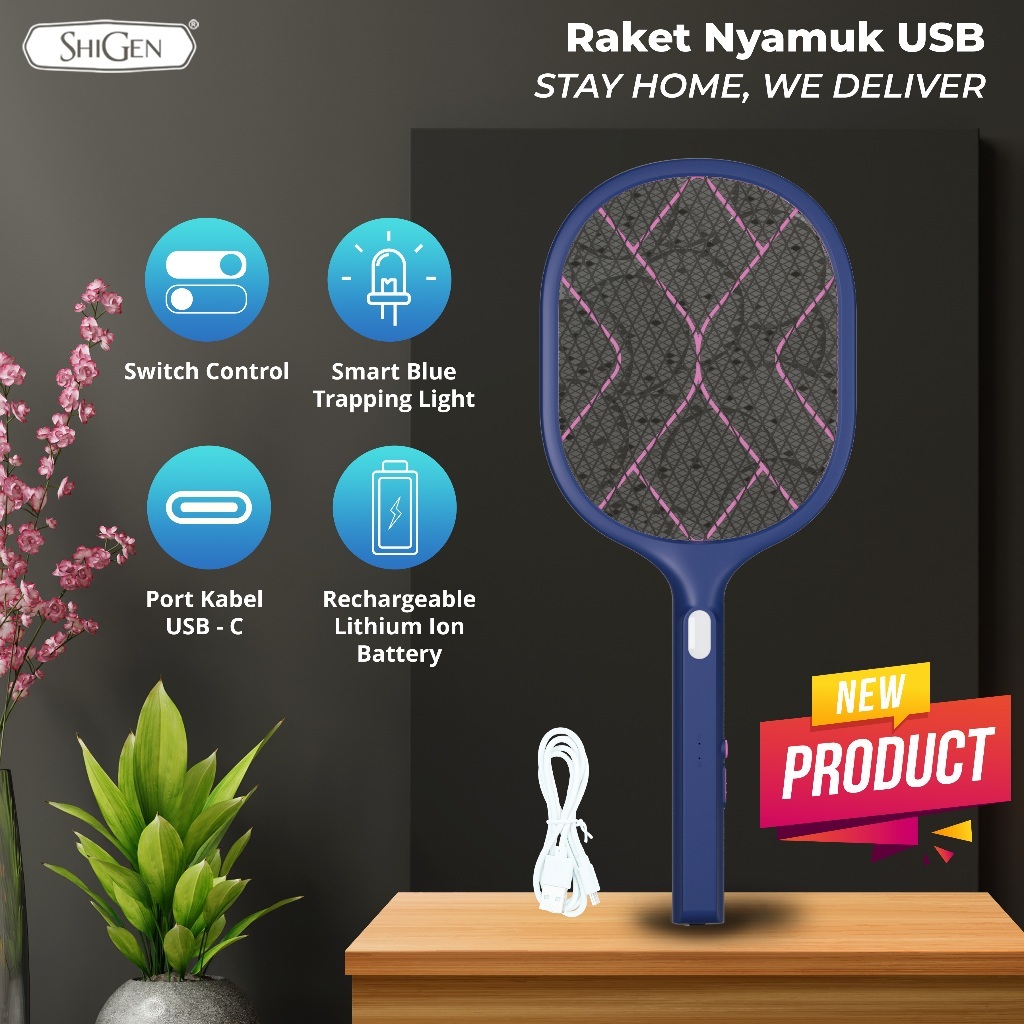 Raket Nyamuk Listrik Minimalis Ringan & Tahan Lama SG-972/SG-960