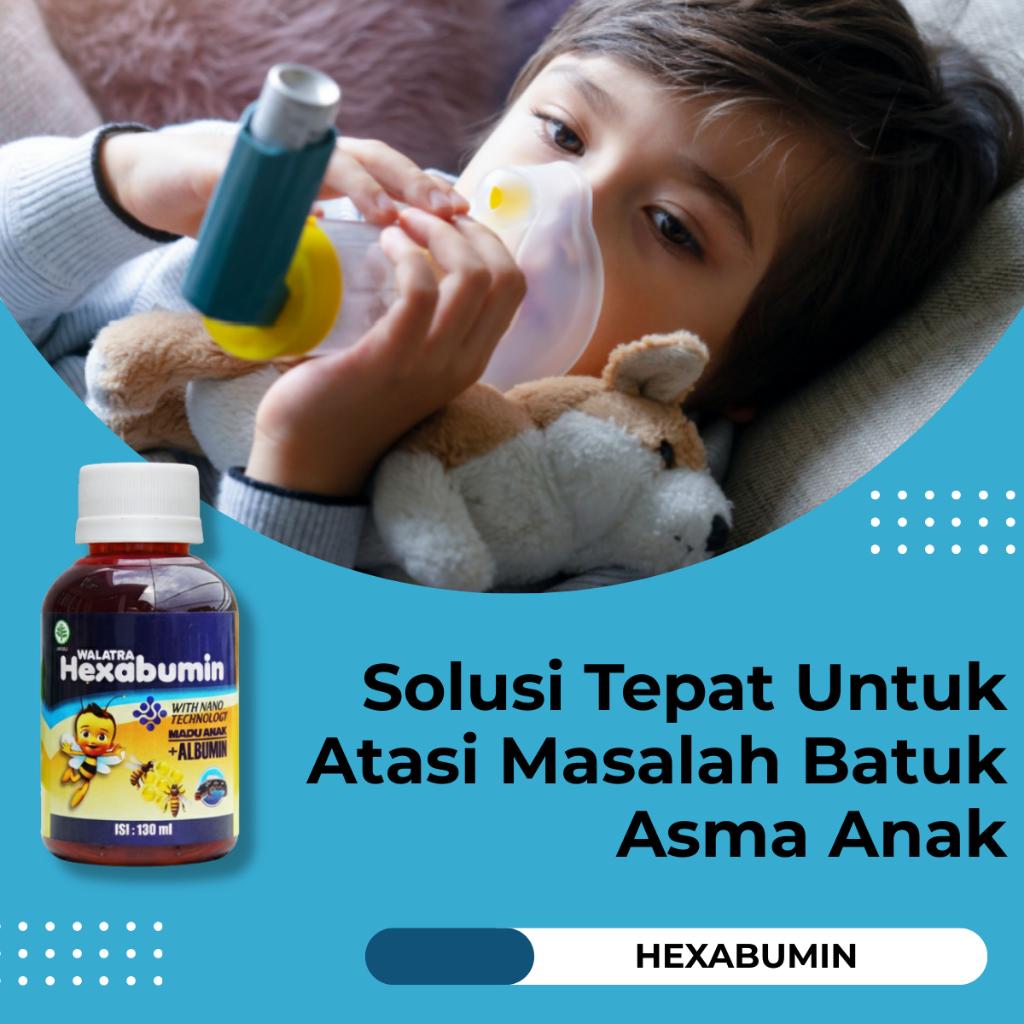 Obat Batuk Asma Anak Obat Flu Hidung Tersumbat Anak Sariawan Hidung Mimisan - Hexabumin Madu Untuk A