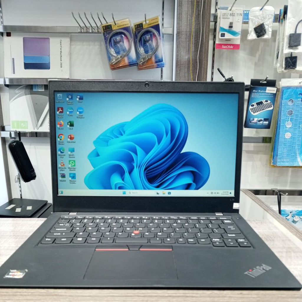 laptop second like new Lenovo Thinkpad L14 amd ryzen 3-4450 pro ram 8 GB SSD 256 GB murah