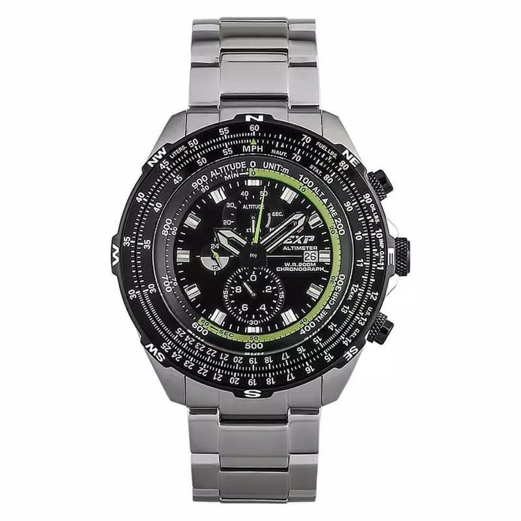JAM TANGAN  PRIA Expedition Altimeter E 3005 MC BTBBA Chronograph Black