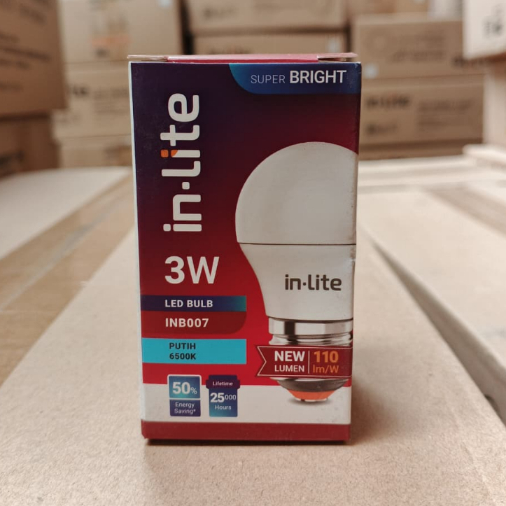 LAMPU INLITE LED BULB 3WATT-18WATT